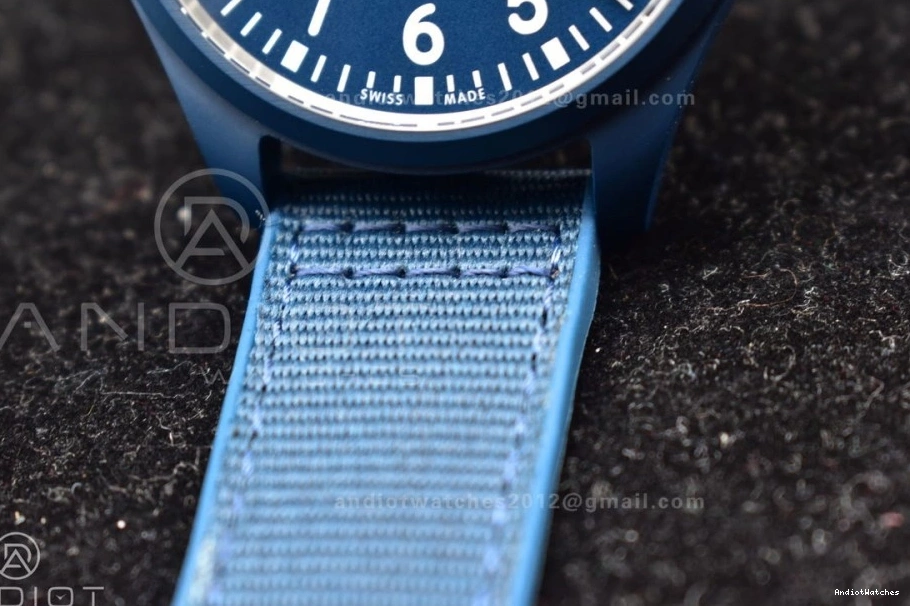 Edition 'Laureus Sport Nylon A on Best for Blue 1199 TechFriendly Strap Blue of Pilot Watch Good' M+F Ceramic 0427